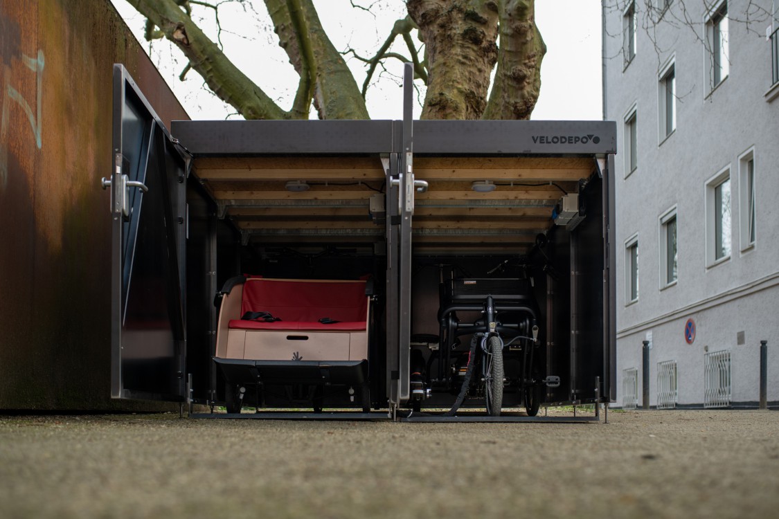 Fahrradgarage, Rickscha, Lastenrad